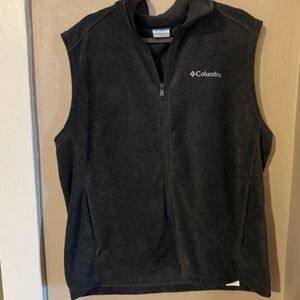 Columbia Black Fleece Vest